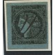 ARGENTINA 1856 GJ 1 CORRIENTES LA PRIMER ESTAMPILLA ARGENTINA TIPO 5 DE LA PLANCHA CON PLUMA DE ESQUINA U$ 45